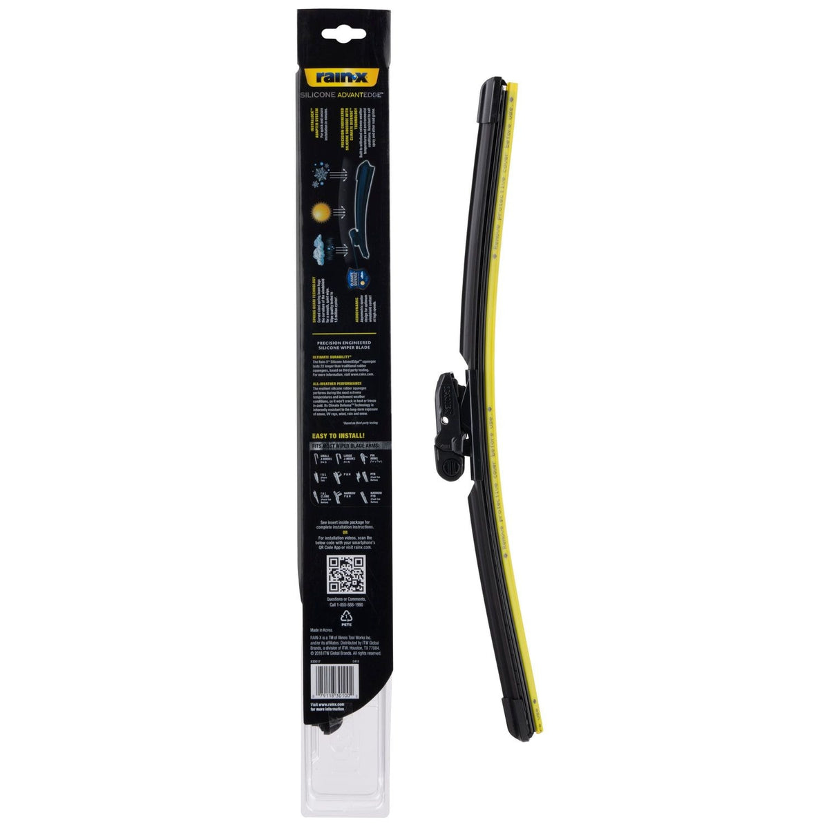 Rain-X Silicone AdvantEdge 17in Wiper Blade 830017Z