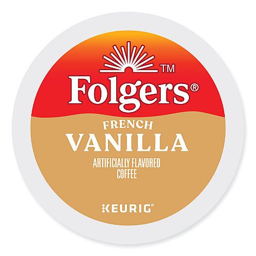 Folgers French Vanilla Coffee K-Cups, 24/Box