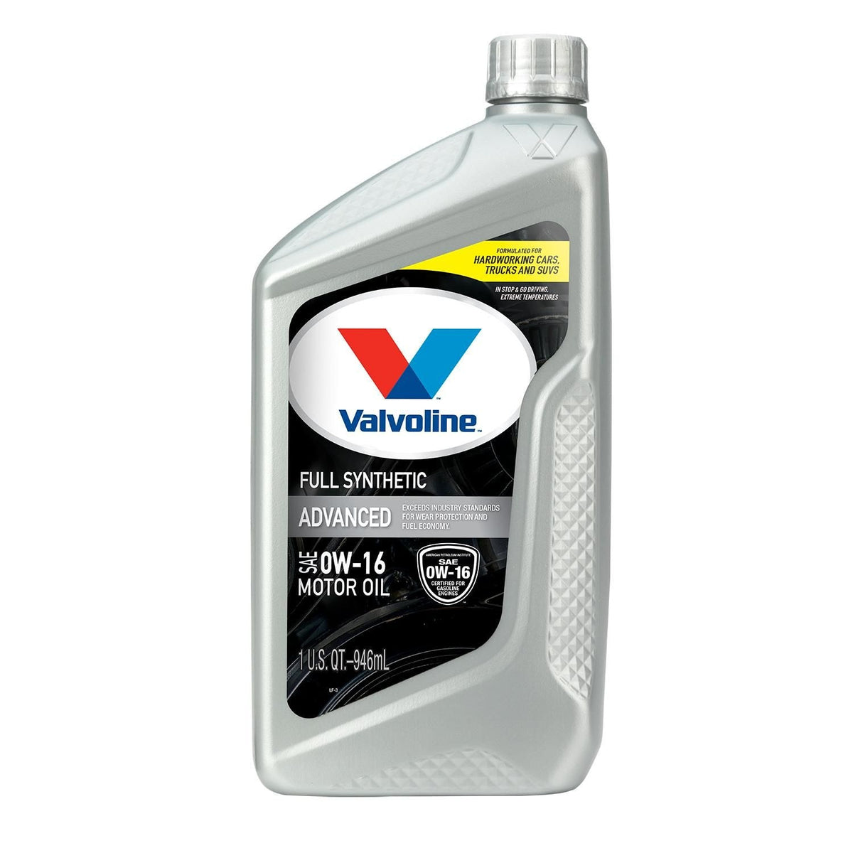 Valvoline Advanced Protection Full Synthetic 0W-16 Motor Oil 1 Quart 878400