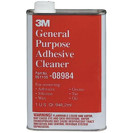 3M General Purpose Adhesive Cleaner, 08984, 1 Quart (US), 6 per case