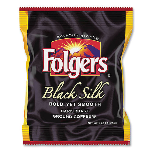 Folgers Coffee, Black Silk, 1.4 oz Packet, 42/Carton