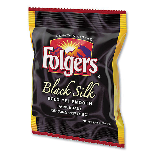 Folgers Coffee, Black Silk, 1.4 oz Packet, 42/Carton