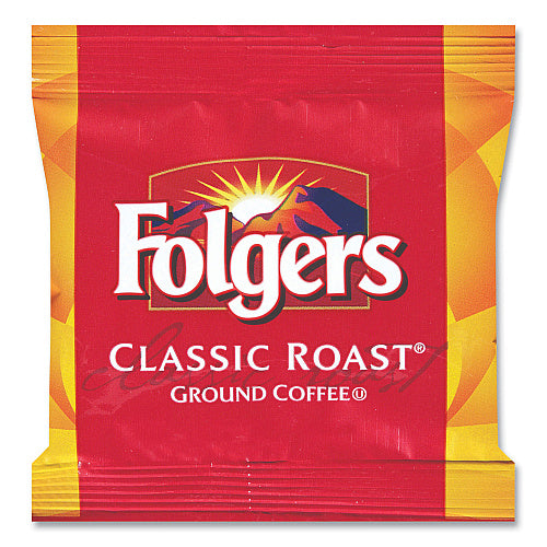 Folgers Coffee, Classic Roast, 0.9 oz Fractional Packs, 36/Carton