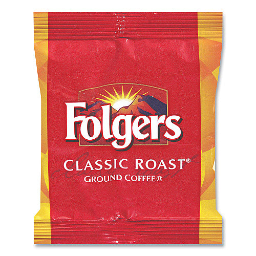Folgers Coffee, Fraction Pack, Classic Roast, 1.5oz, 42/Carton
