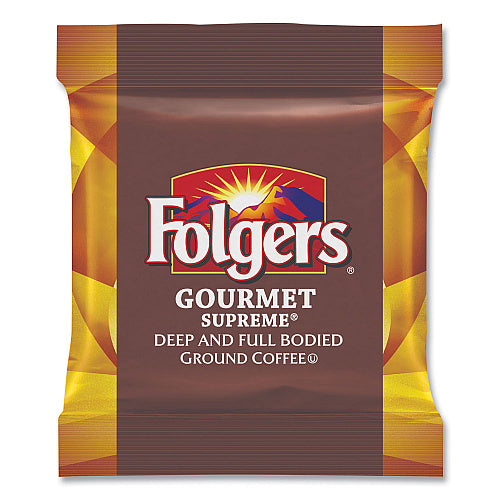 Folgers Coffee, Fraction Pack, Gourmet Supreme, 1.75oz, 42/Carton