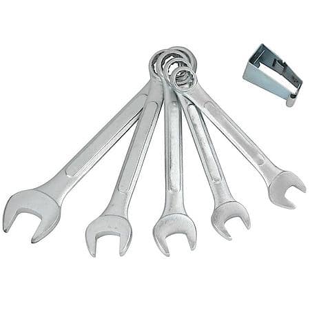 Professional-Grade 5 Piece Metric Combination Wrench Set