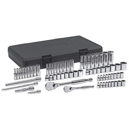 68 Piece 1/4" And 3/8" Drive Mechanics Tool Set