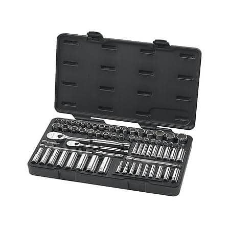 68 Piece 1/4" And 3/8" Drive Mechanics Tool Set