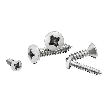 Sheet Metal Screws, Stainless Steel, 79 Piece