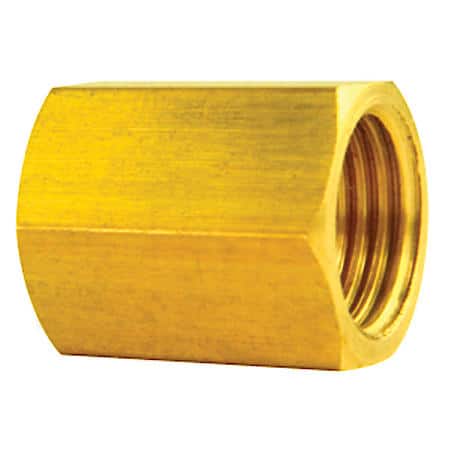 Brass Brake Line Union, 5/16 (1/2-20 Inverted), 10/bag