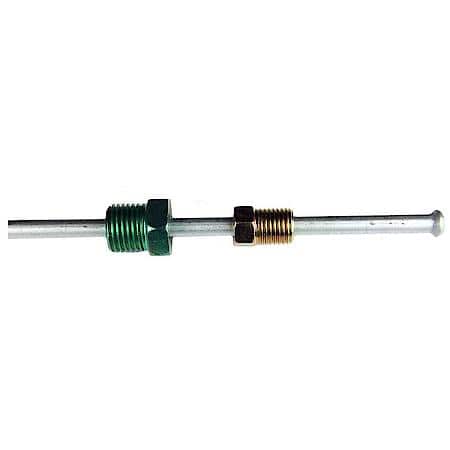 Steel Brake Line Adapter, 3/16 in. x 8 in. (3/8-24 Inverted)(1/2-20 Inverted)