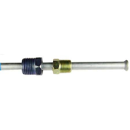 Steel Brake Line Adapter, 1/4 in. x 8 in. (7/16-24 Inverted)(9/16-18 Inverted)