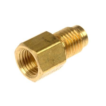 Brake Line Adapter-Bubble Flare-3/8-24 In. x 3/16 In. x M10-1.25