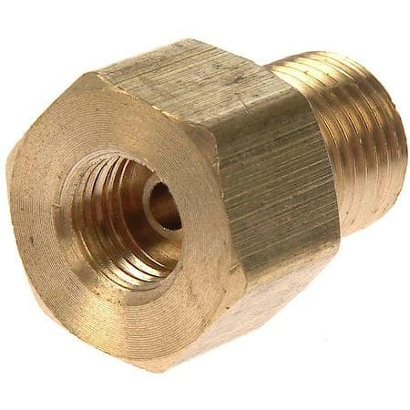 Brake Line Adapter-Dual Brake-1/4 x 9/16-18 In.