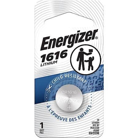1616 Lithium Coin Battery, 1 Pack