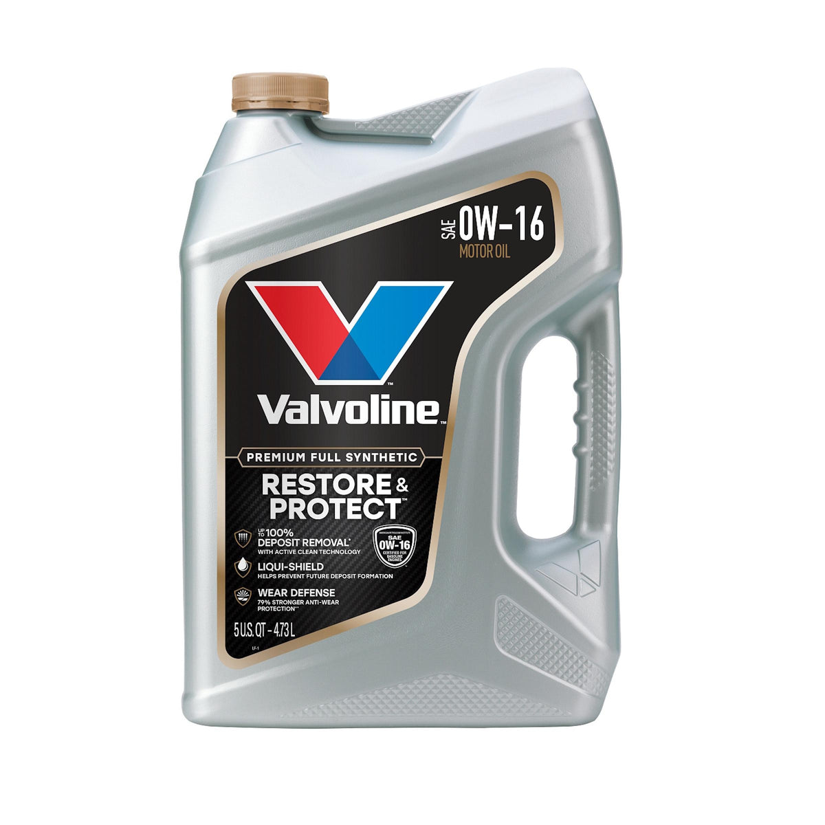 Valvoline Restore and Protect Full Synthetic 0W-16 Motor Oil 5 Quart 913002