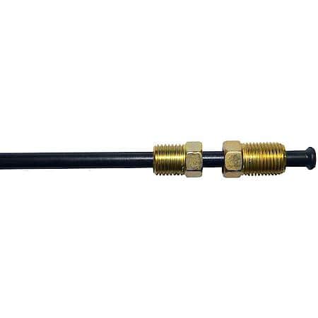 PVF Steel Brake Line Adapter, 3/16 x 8 (3/8-24 Inverted)(M10x1.0 Inverted)
