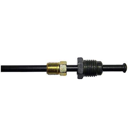 PVF Steel Brake Line Adapter, 3/16" x 8 (3/8"-24 Inverted)(M13x1.5 Bubble)