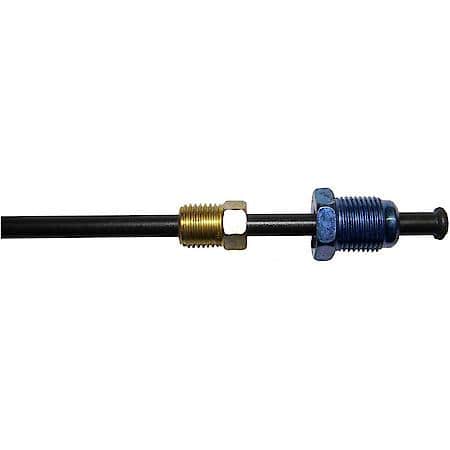 PVF Steel Brake Line Adapter, 3/16 x 8 (3/8-24 Inverted)(M12x1.0 Bubble)