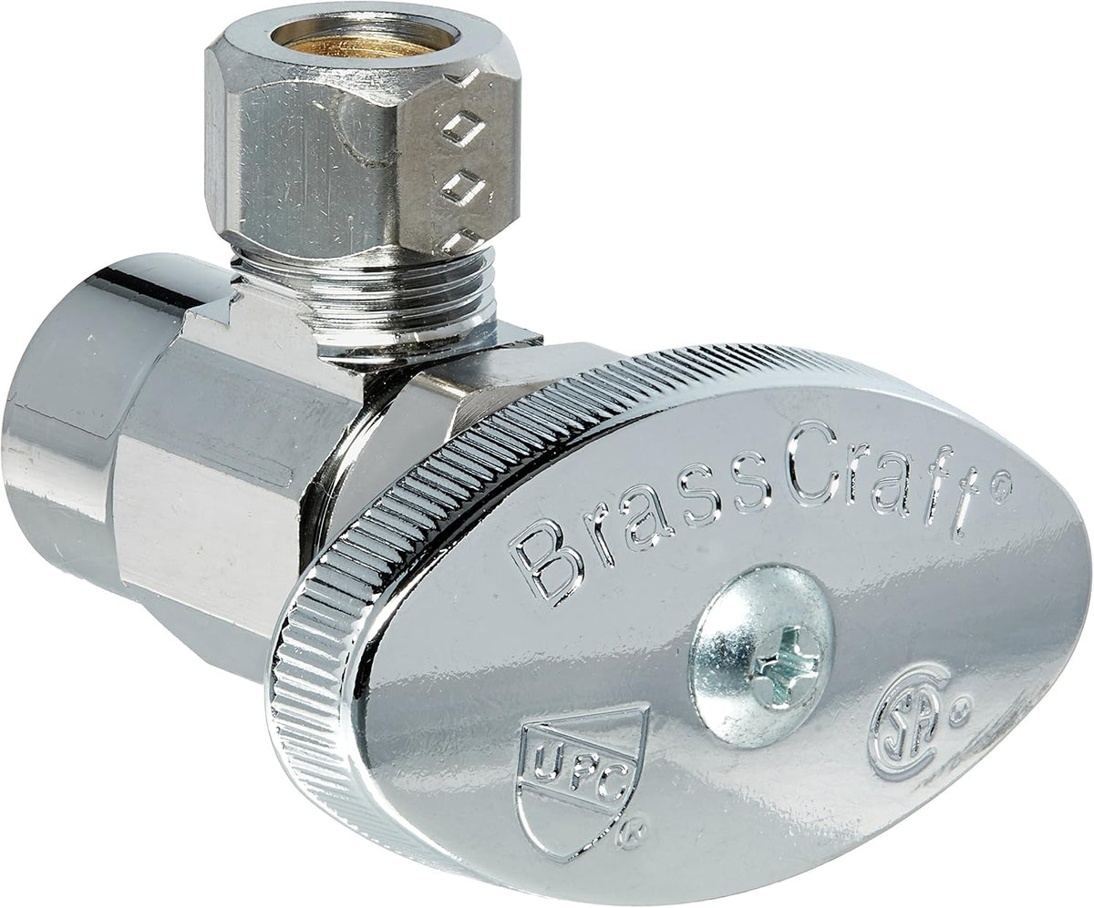 BRASSCRAFT ANGLE VALVE 1/2" SWEAT X 3/8 COMP R19X C