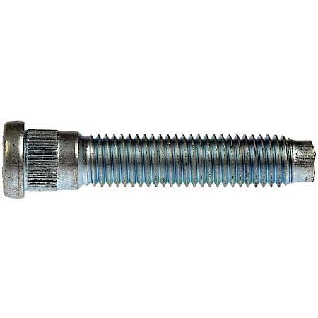 Wheel Stud: Serrated Stud, M14-2.0 Thread Size, RHT, 1 Pack