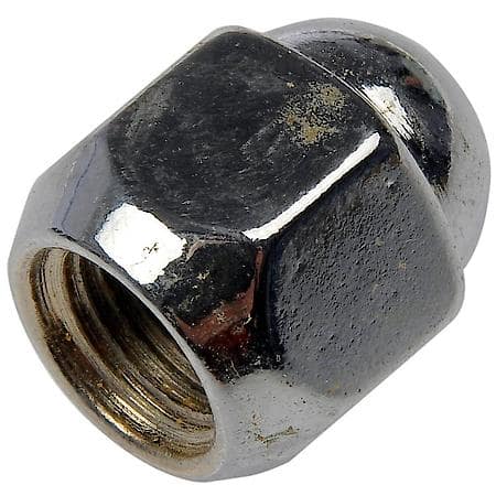 Wheel Lug Nut: M12-1.25 Thread, Conical 60, Acorn, 0.945" Length, Chrome, 1 Pack