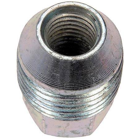 Wheel Lug Nut: M12-1.50 External Thread, Conical 60, Thread, 1.221" L, Yellow; Zinc Plated, 1 Pack