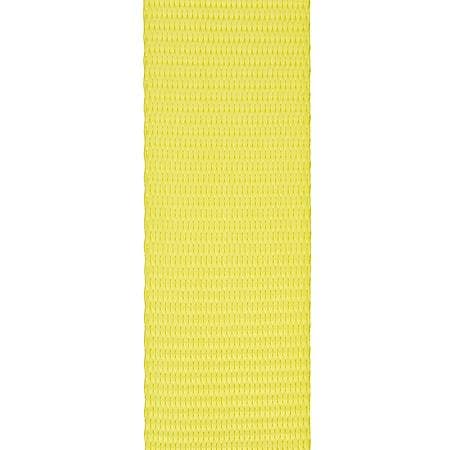 14' 9000 lbs Break Strength Retractable Yellow Tow Strap, 1 Pack