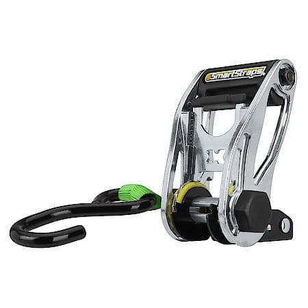 10' 1500 lbs Break Strength RatchetX Tie Downs Green, 2 Pack