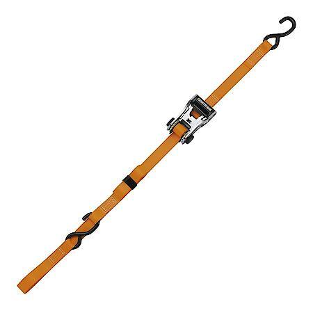 10' 3000 lbs RatchetX Tie Down 2 Pack Orange