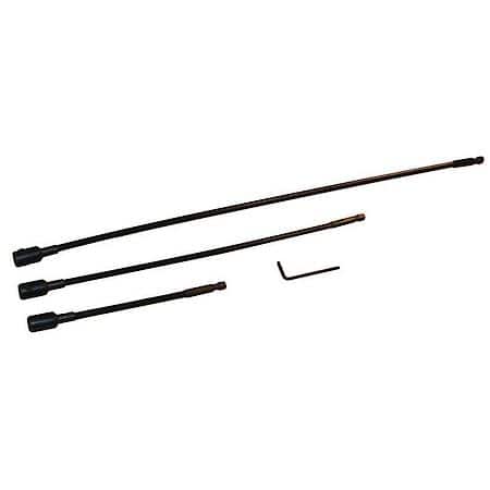 1/4 Quick Dr Flex Extensions W/Locking Set Screw
