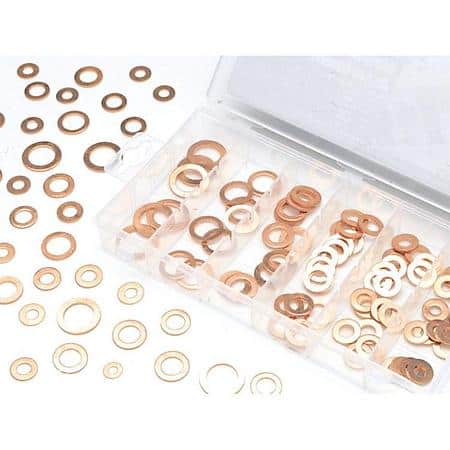110 Pc Copper Washer Hardware Kit