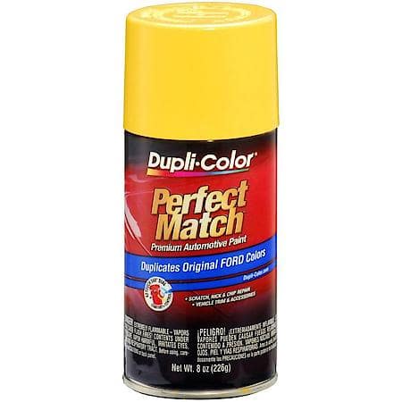 Perfect Match Premium Automotive Paint, Chrome Yellow, 8 Oz, Bz
