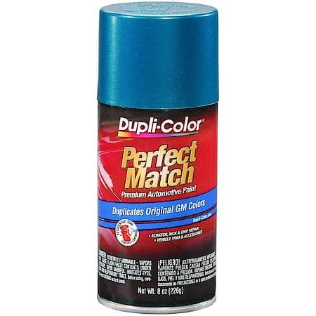 Perfect Match Premium Automotive Paint, Bright Aqua (M), 8 Oz, Wa243A; Wa9796