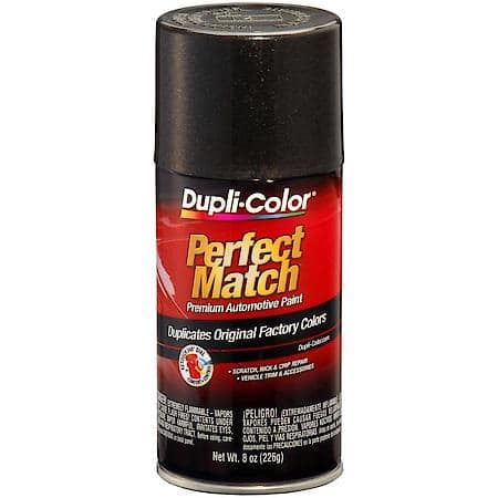 Dupli-Color, Perfect Match Automotive Paint, Metallic, Universal Black, 8-oz