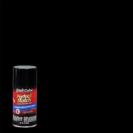 Dupli-Color Perfect Match Premium Automotive Paint, Black Mica, 8 oz, 16W