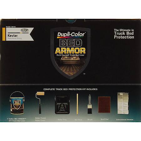 Dupli-Color, Bed Armor Truck Bed Coating, Satin, Black, 1-gal