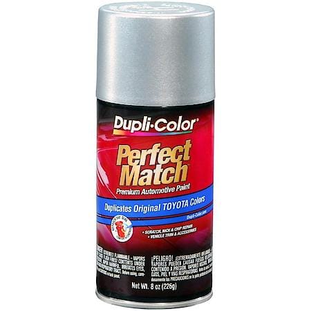 Perfect Match Premium Automotive Paint, Silver Streak Mica (M), 8 Oz, 1E7