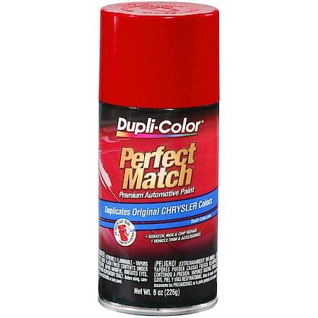 Perfect Match Premium Automotive Paint, Flash Red, 8 Oz, Zr3; Pr3