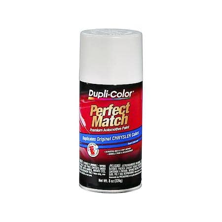 Perfect Match Premium Automotive Paint, Bright White, 8 Oz, Gw7; Pw7