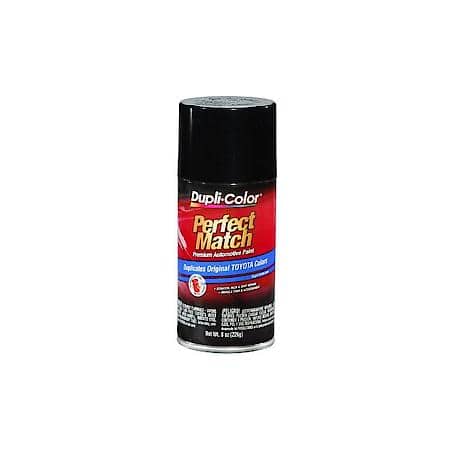 Dupli-Color Perfect Match Premium Automotive Paint, Black (M), 8 oz, 204