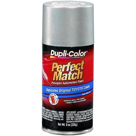 Perfect Match Premium Automotive Paint, Silver (M), 8 Oz, 1C0