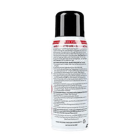 Spray; upper engine and intake cleaner spray, 12 oz.
