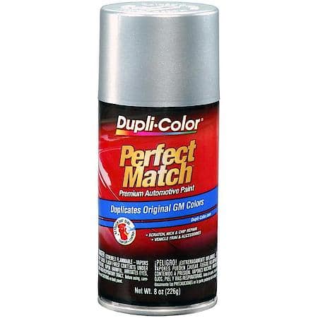 Perfect Match Premium Automotive Paint, Silver (M), 8 Oz, Wa8681