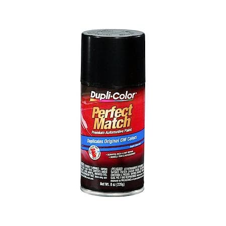 Perfect Match Premium Automotive Paint, Black Metallic, 8 Oz, Wa8767
