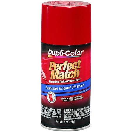 Dupli-Color Perfect Match Premium Automotive Paint, Bright Red, 8 oz, WA7475