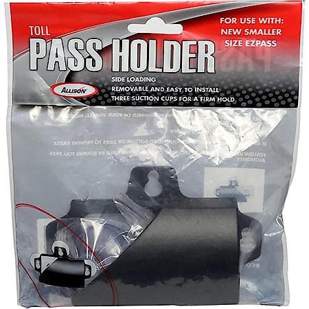 EZ Pass Toll Pass Holder:  Ultra Strong and Removable E-Z Pass Toll Pass Holder, Black