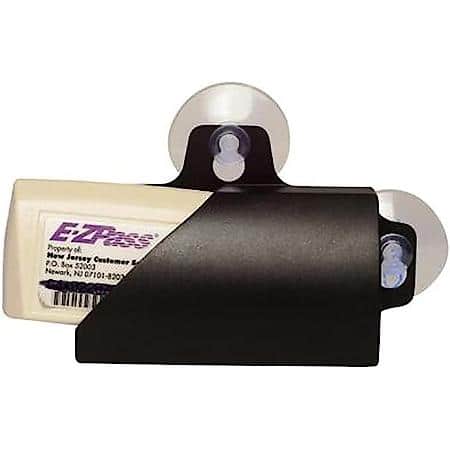 EZ Pass Toll Pass Holder:  Ultra Strong and Removable E-Z Pass Toll Pass Holder, Black