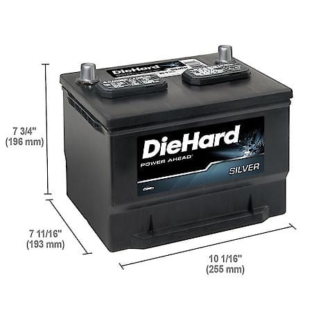 Battery : 59 Group Size, 590 CCA, 735 CA, 100 Minute Reserve Capacity