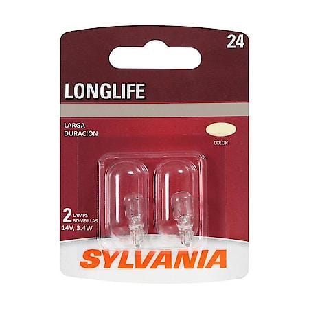 24 Long Life: Mini Bulb, Standard Performance, 2 Pack